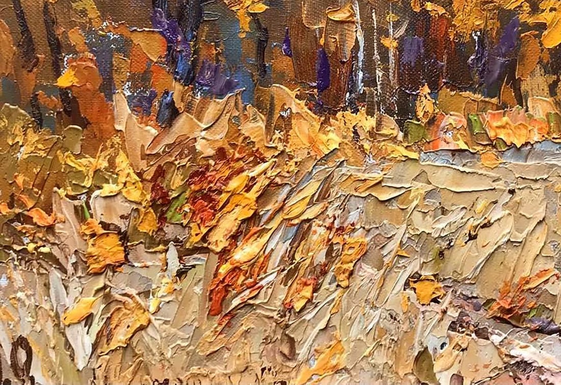 Oil painting Autumn Park Kalenyuk Alex - 4