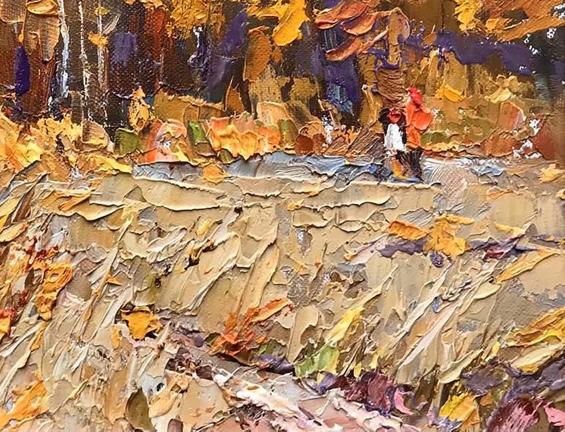 Oil painting Autumn Park Kalenyuk Alex - 5