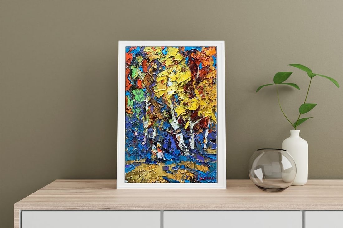 Oil painting Autumn day Kalenyuk Alex - 2