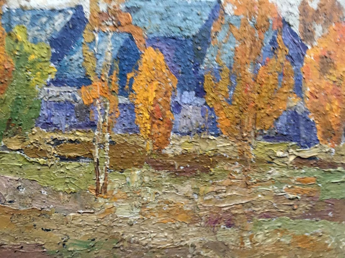 Oil painting Autumn landscape Lukin Alexander Vasilievich - 5