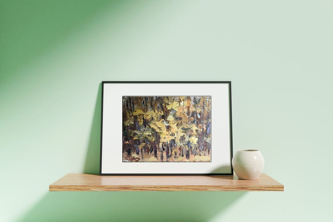 Oil painting Autumn forest Alexander Nikolaevich Cherednichenko - 3