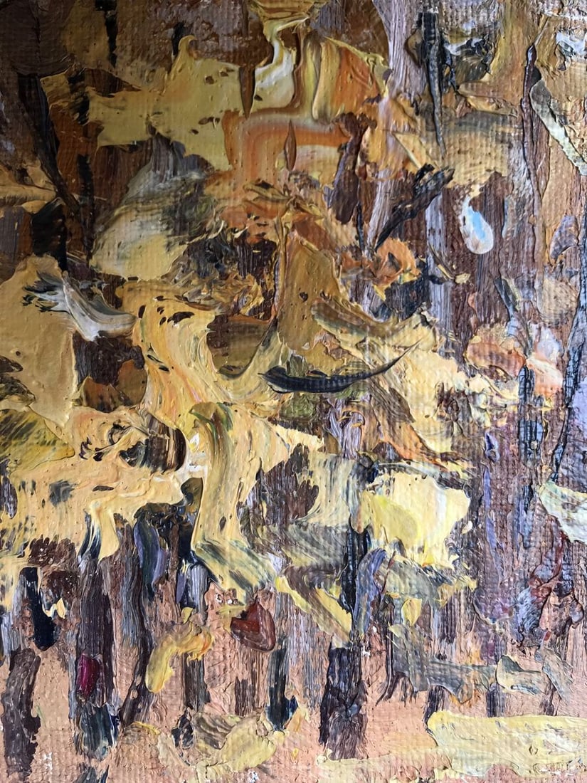 Oil painting Autumn forest Alexander Nikolaevich Cherednichenko - 4