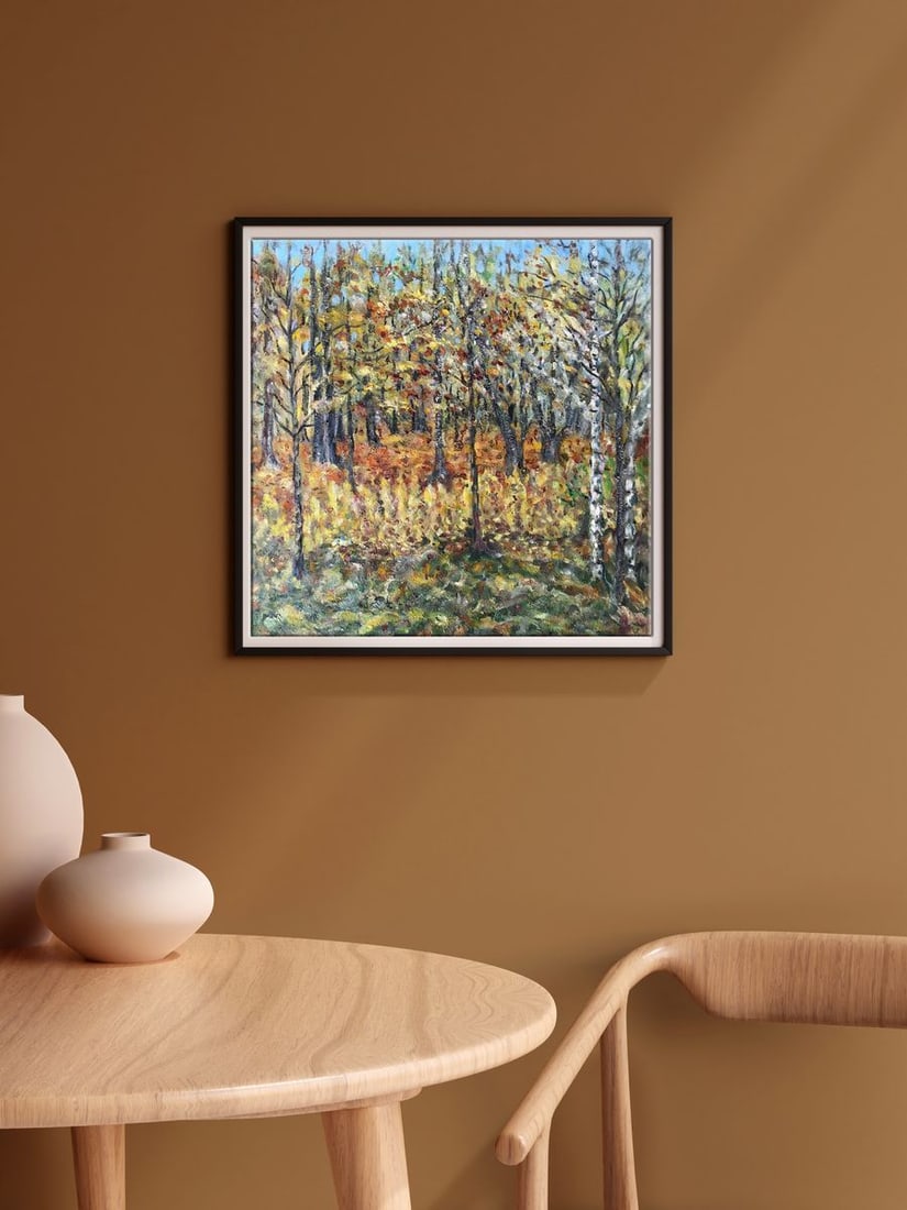 Oil painting Autumn motif Shapoval Ivan Leontyevich - 3