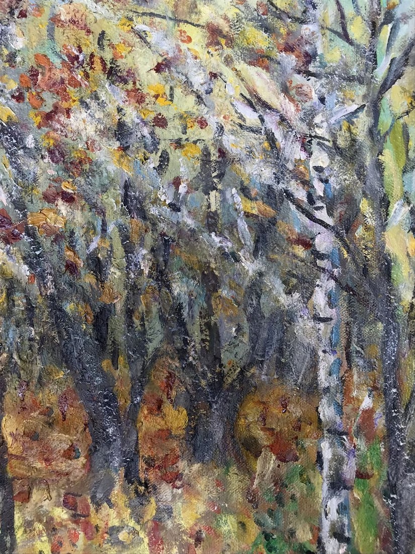 Oil painting Autumn motif Shapoval Ivan Leontyevich - 8