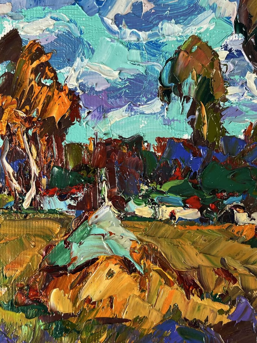 Oil painting Autumn Clouds Oleksiy Ivanyuk - 4