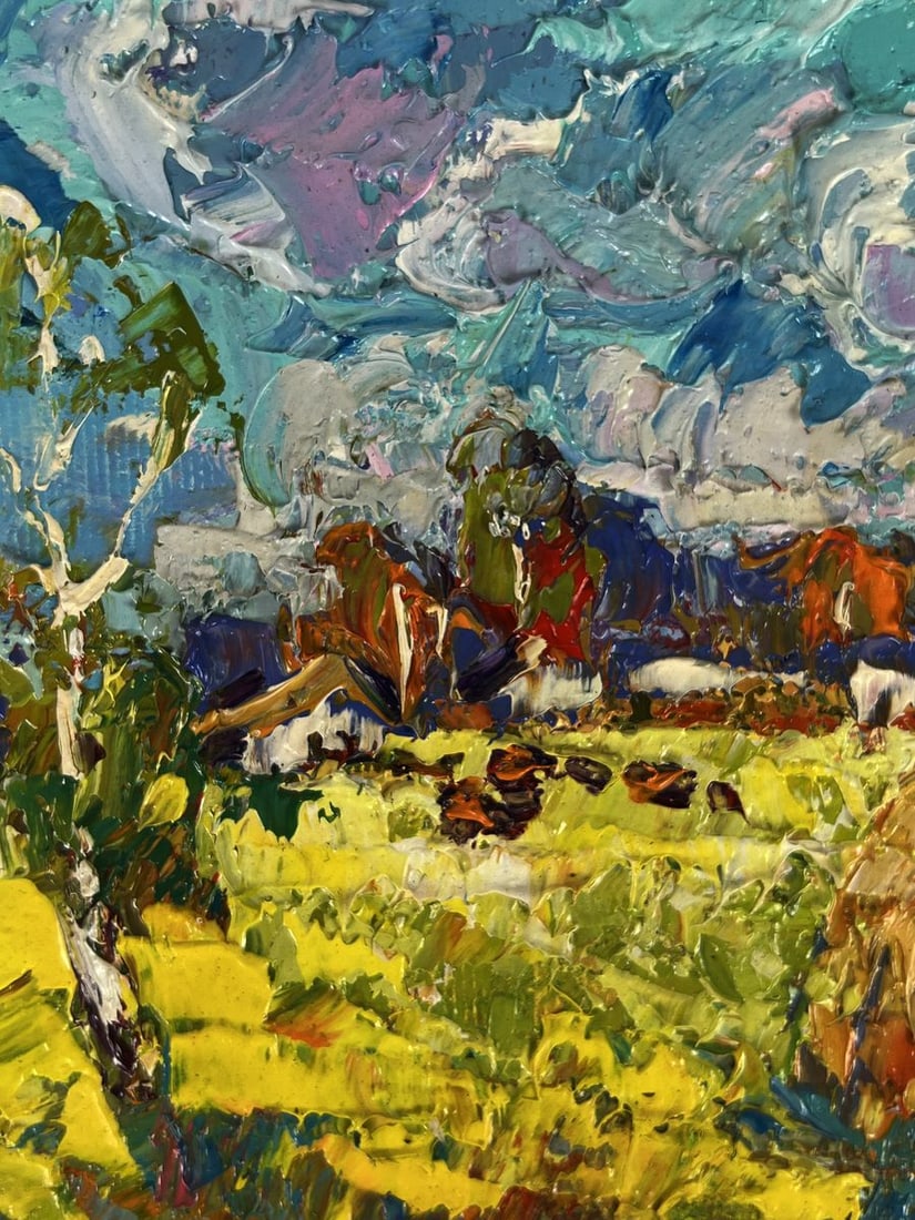 Oil painting Early autumn has arrived Oksana Ivanyuk - 5