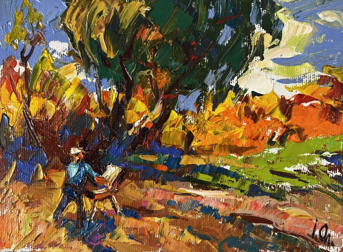 Oil painting The autumn smell of nature Oleksiy Ivanyuk - 3