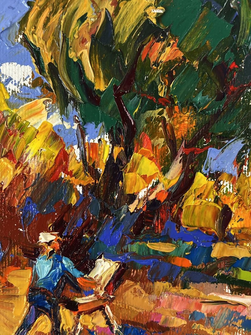 Oil painting The autumn smell of nature Oleksiy Ivanyuk - 4