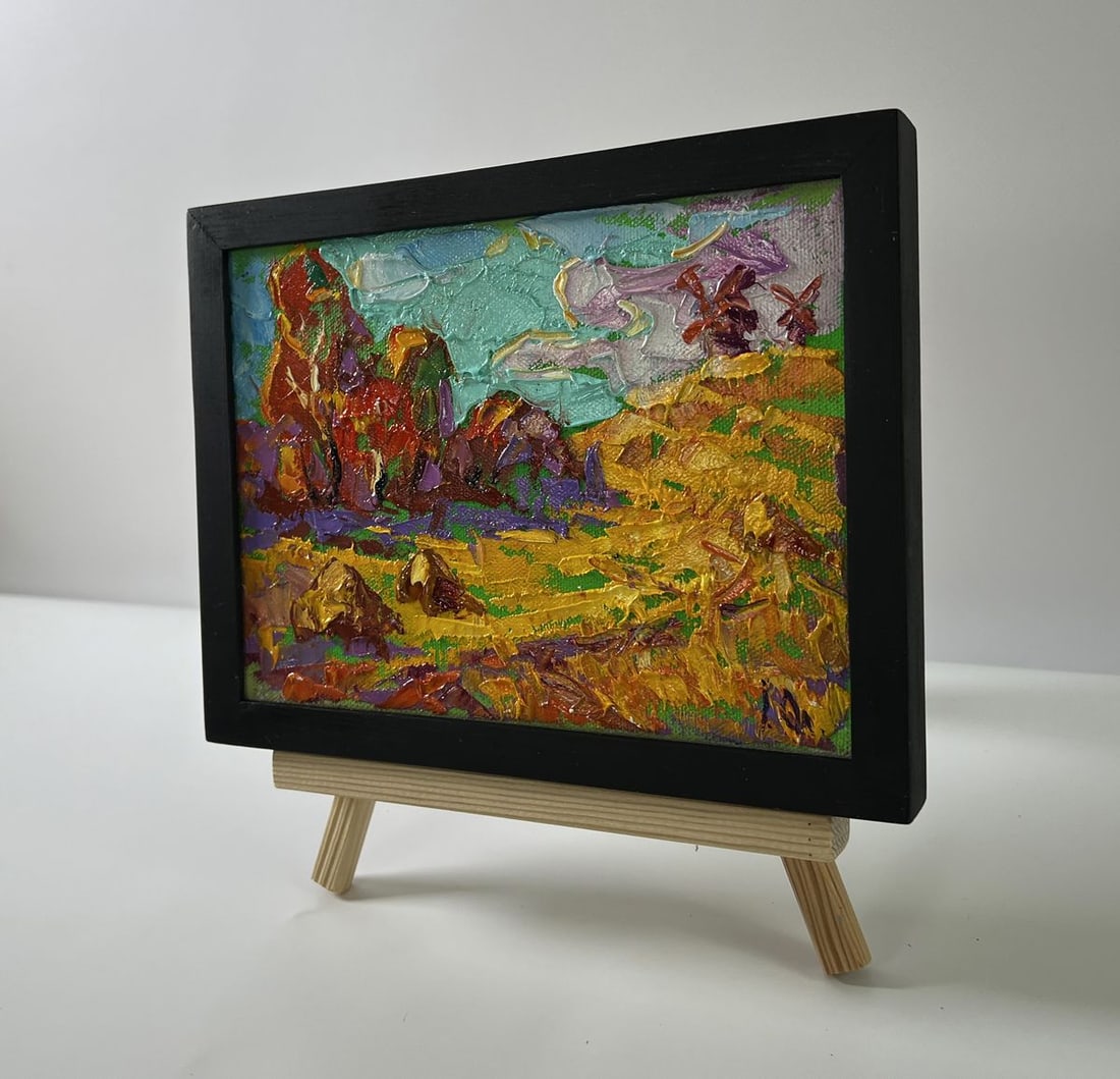 Oil painting Autumn nature Oleksiy Ivanyuk - 2