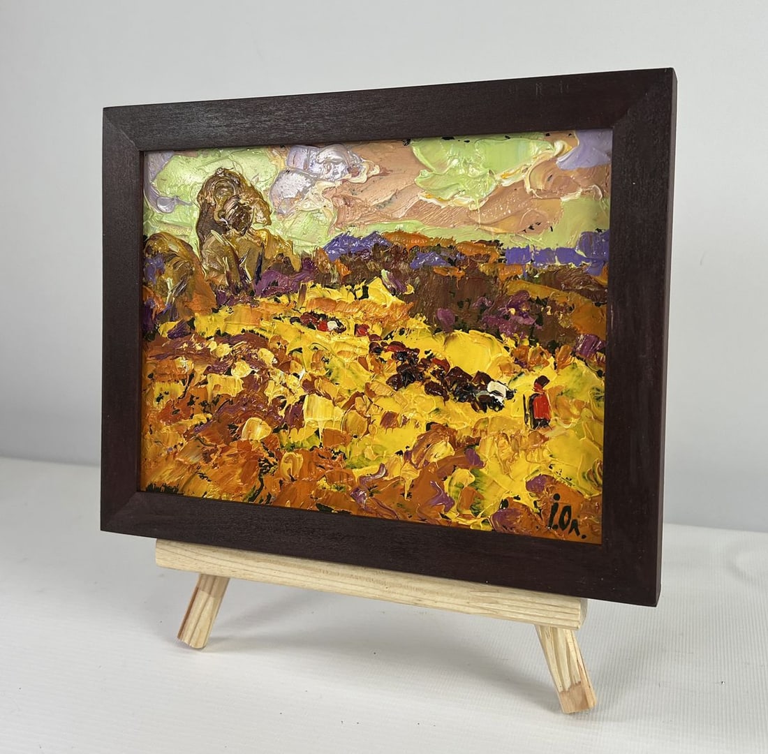 Oil painting Autumn is floating over the horizon Alex Kalenyuk - 2