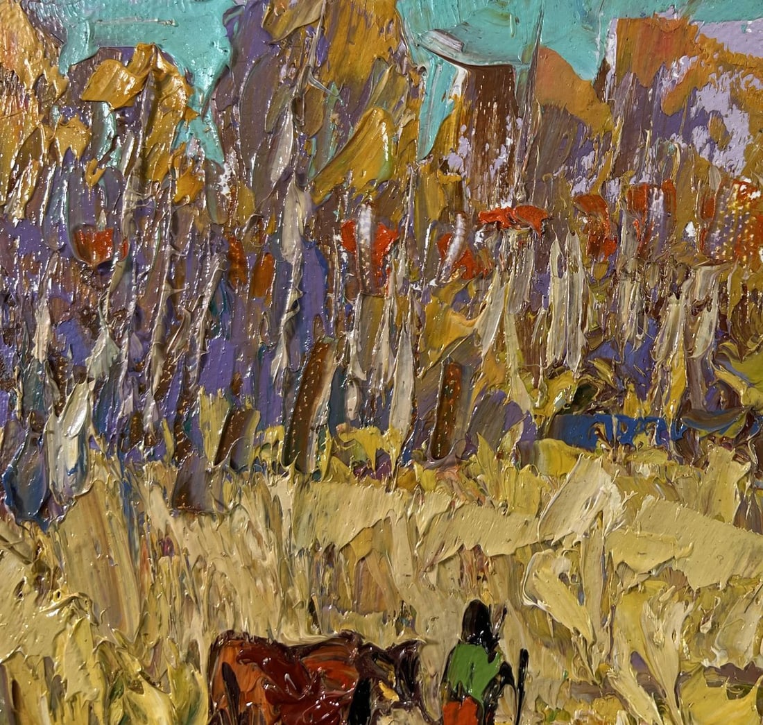 Oil painting At the forest edge Alex Kalenyuk - 4