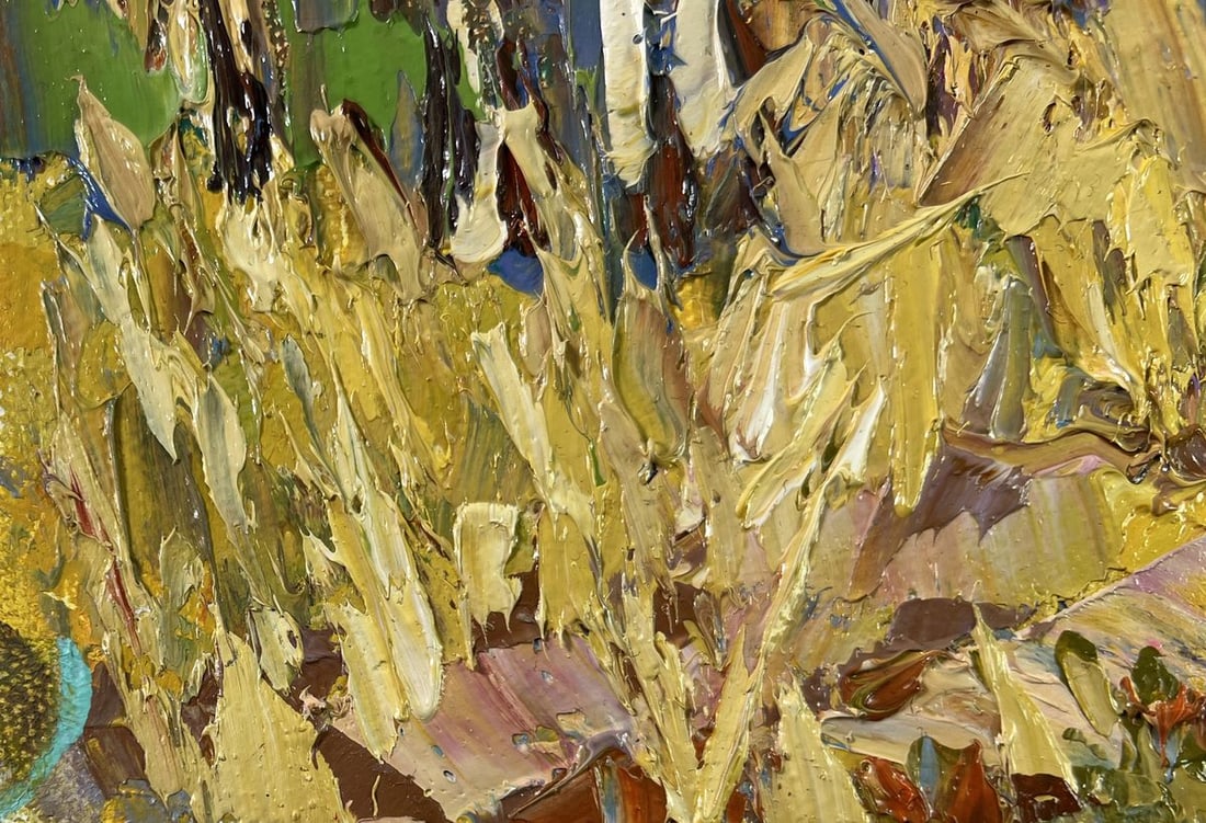 Oil painting At the forest edge Alex Kalenyuk - 6