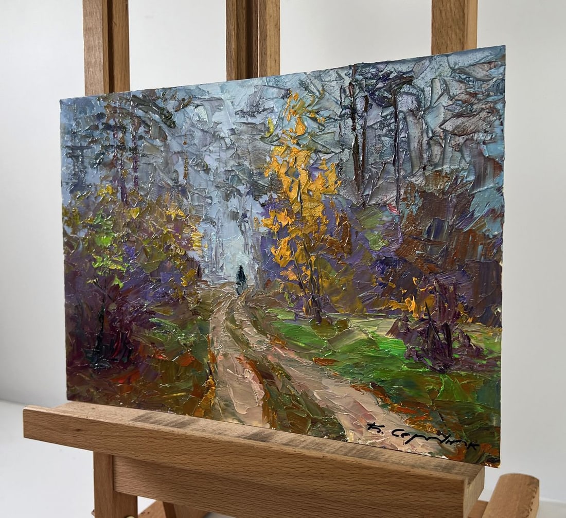 Oil painting Mushroom season Boris Serdyuk - 2