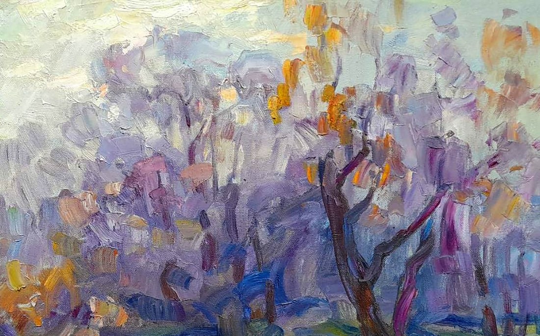 Oil painting Autumn forest Ivan Kovalenko - 3