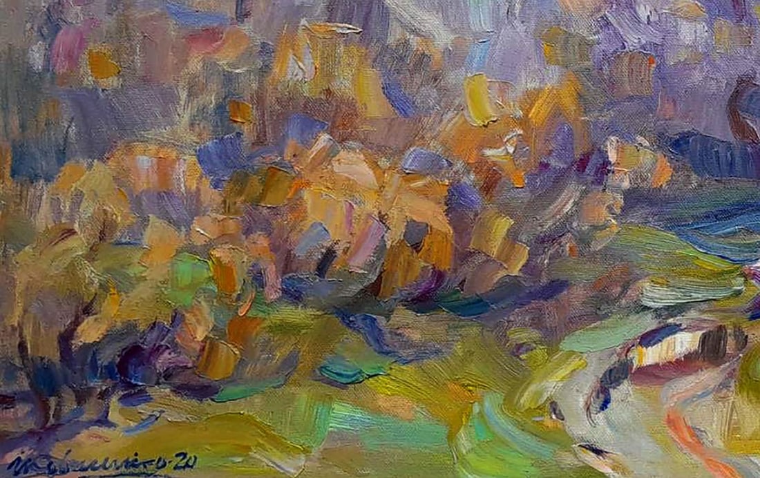 Oil painting Autumn forest Ivan Kovalenko - 4