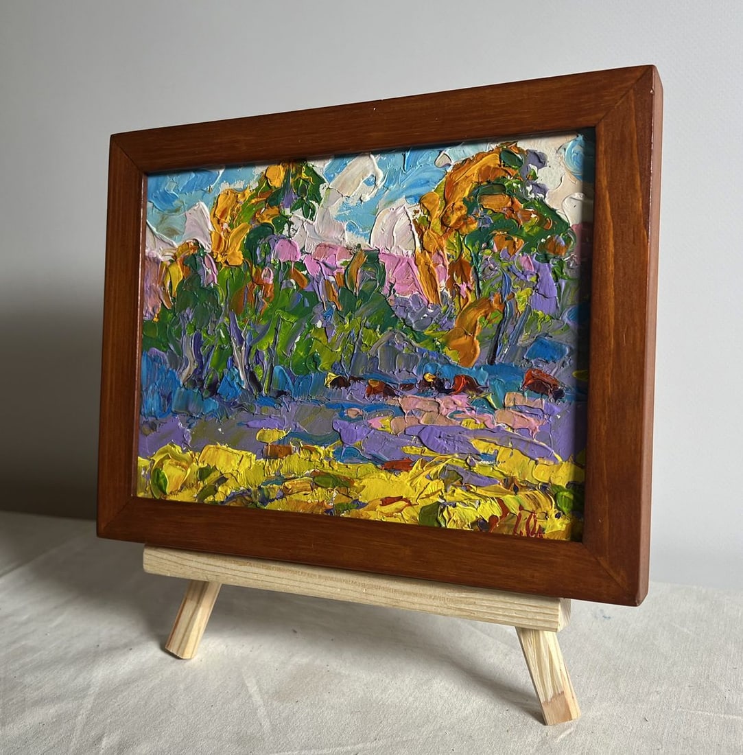 Oil painting Autumn colors of nature Alex Kalenyuk - 2