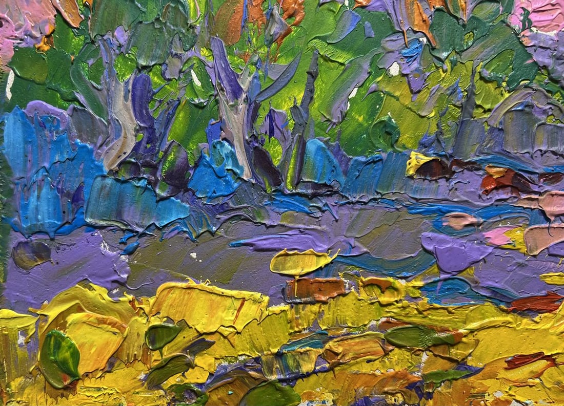 Oil painting Autumn colors of nature Alex Kalenyuk - 5
