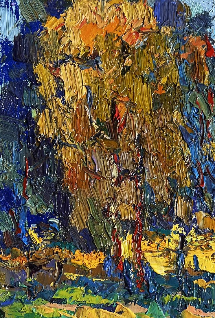 Oil painting Sunbeams on the meadows Oksana Kalenyuk - 7