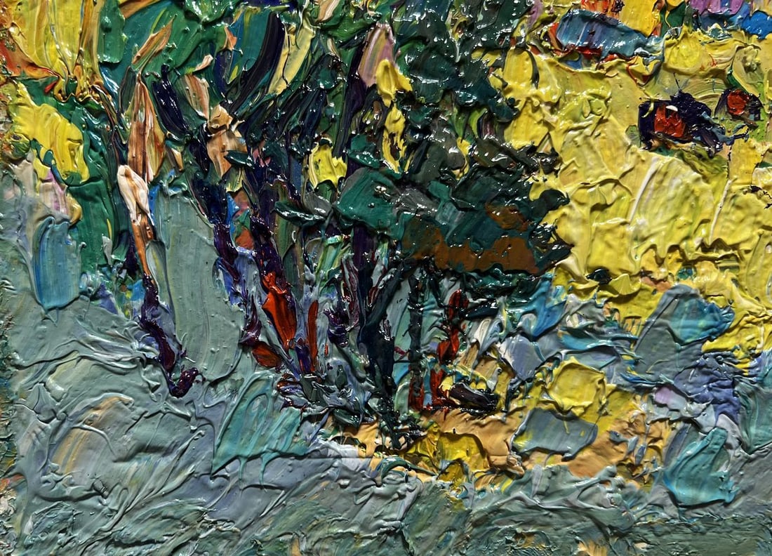 Oil painting In autumn after the rain Alex Kalenyuk - 5