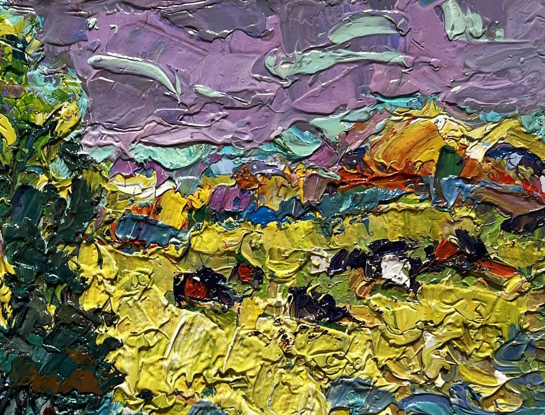Oil painting In autumn after the rain Alex Kalenyuk - 8