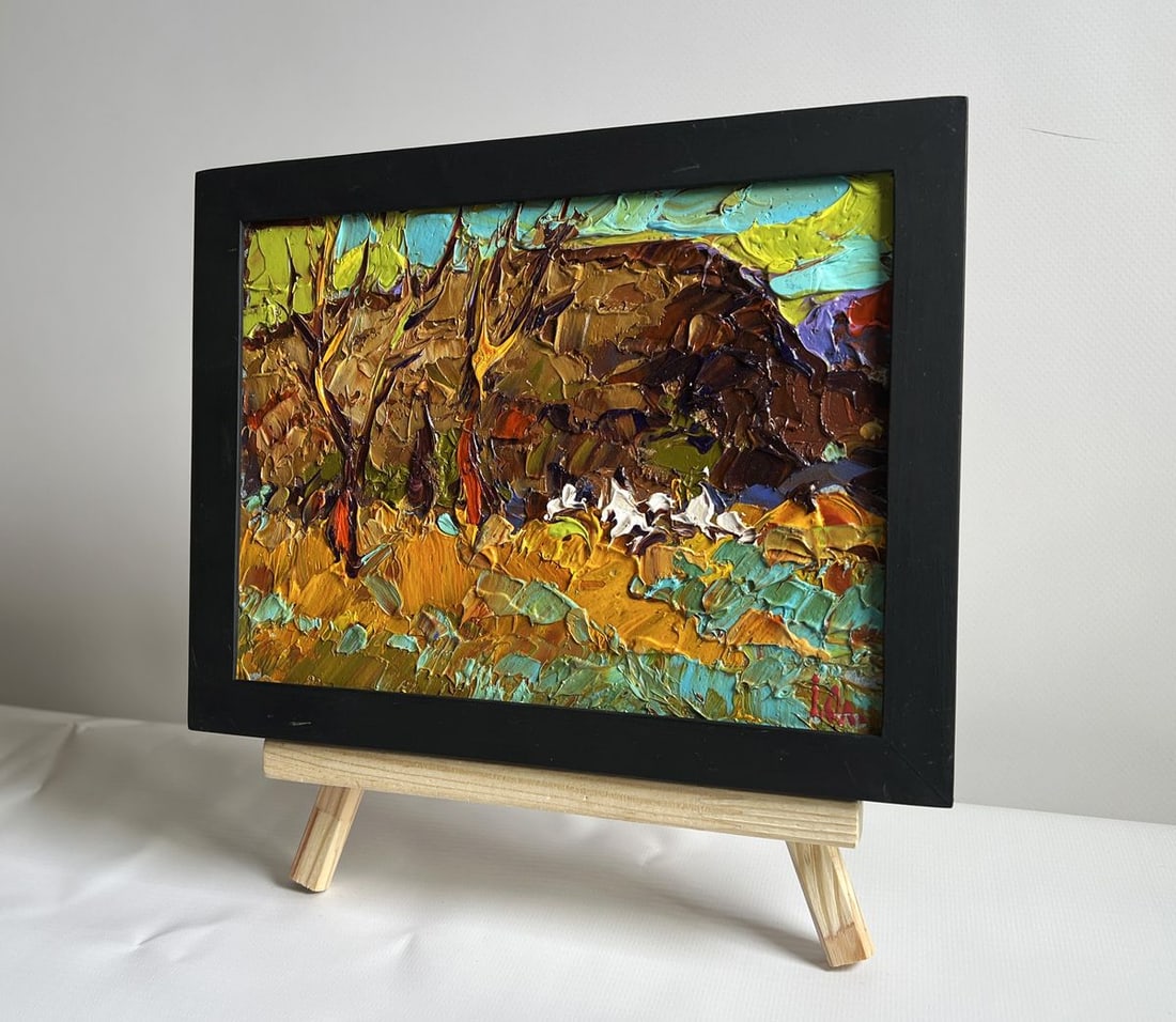 Oil painting Near the old hill Alex Kalenyuk - 2
