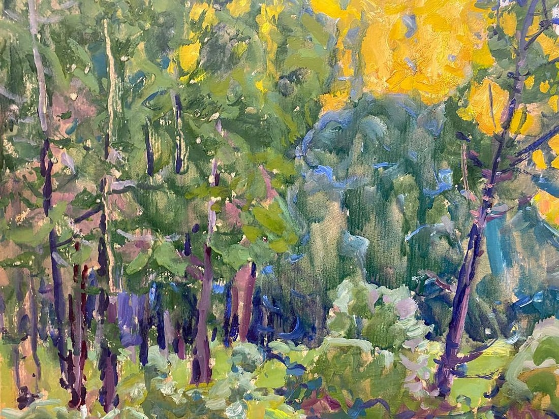 Oil painting Early autumn Kolosovsky Georgy Sergeevich - 2