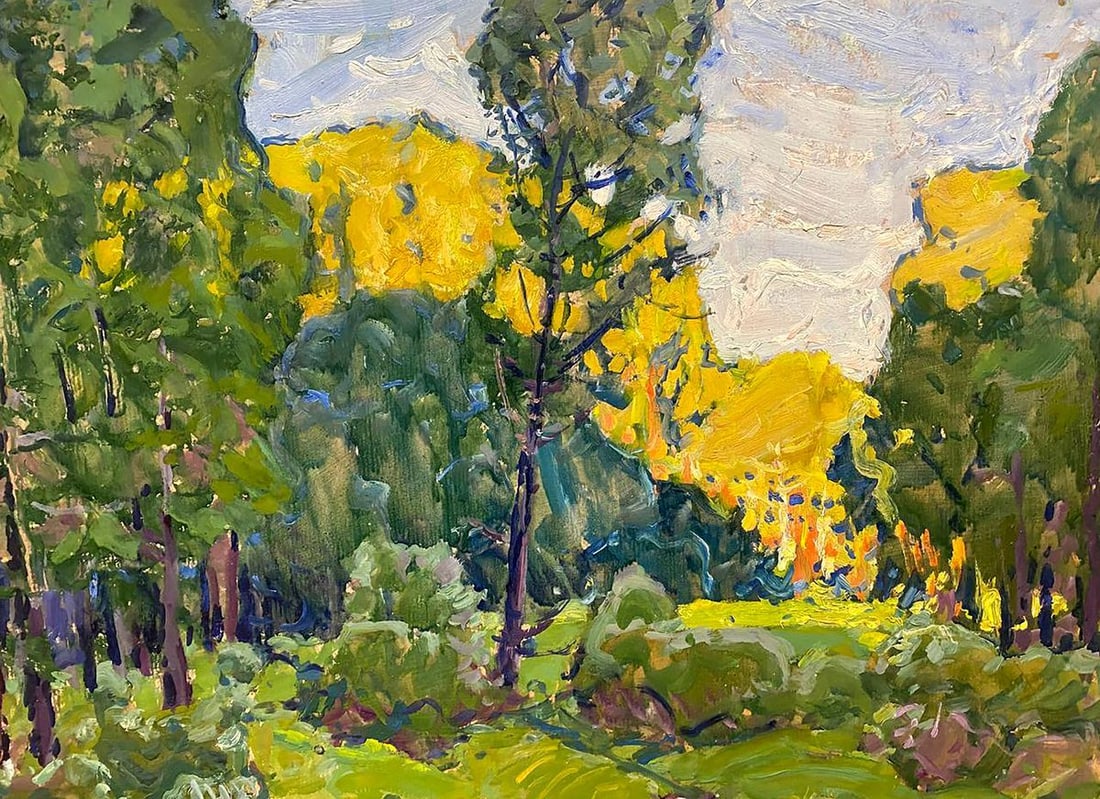 Oil painting Early autumn Kolosovsky Georgy Sergeevich - 6