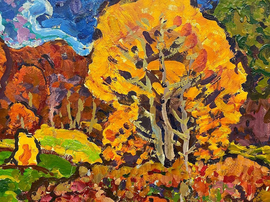 Oil painting Autumn colors Kolosovsky Georgy Sergeevich - 2