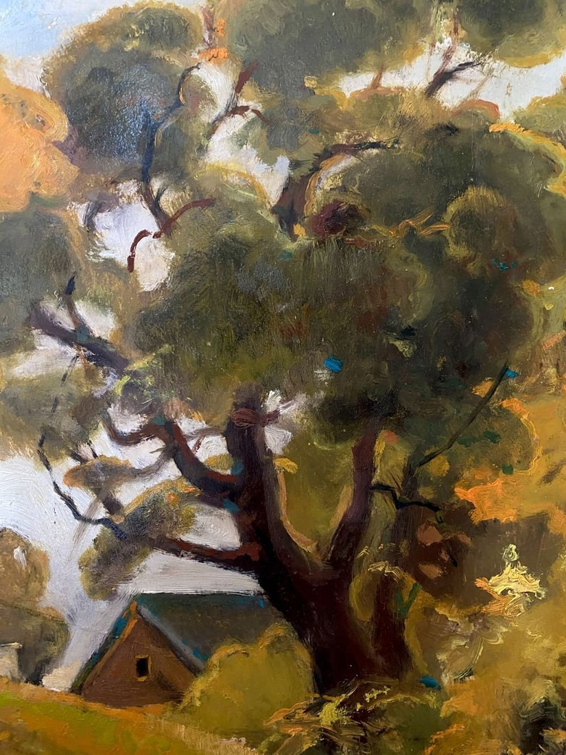 Oil painting Autumn and cow Litvinov Oleg Arkad'yevich - 7