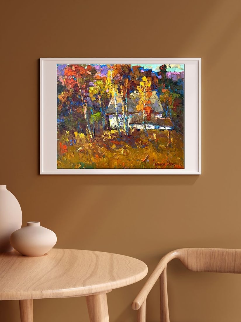 Oil painting Evening primrose Oksana Kalenyuk - 3
