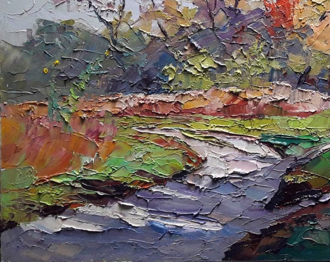 Oil painting Autumn shadows Serdyuk Boris Petrovich - 5