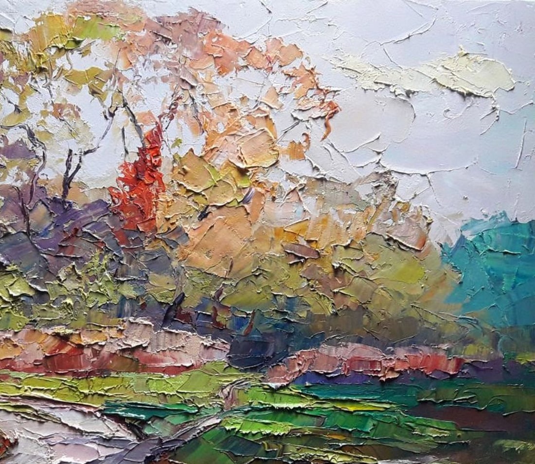 Oil painting Autumn shadows Serdyuk Boris Petrovich - 6