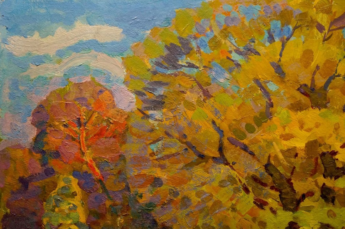 Oil painting Autumn oak Ruban Grigory Savelievich - 3