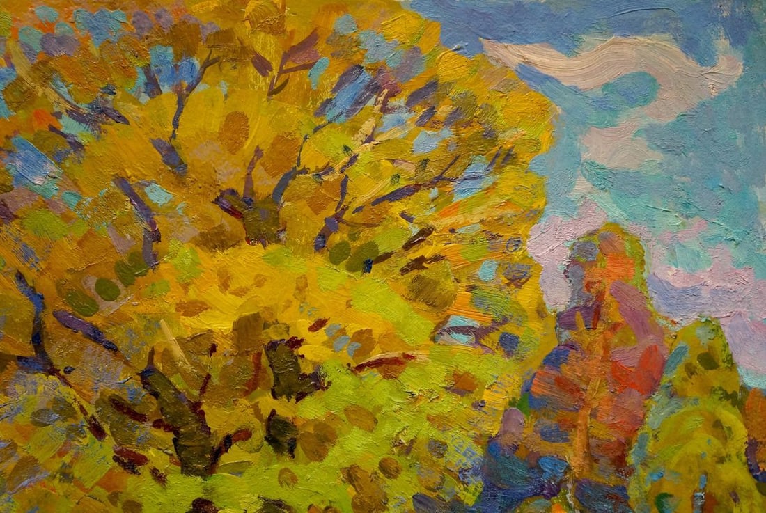 Oil painting Autumn oak Ruban Grigory Savelievich - 4