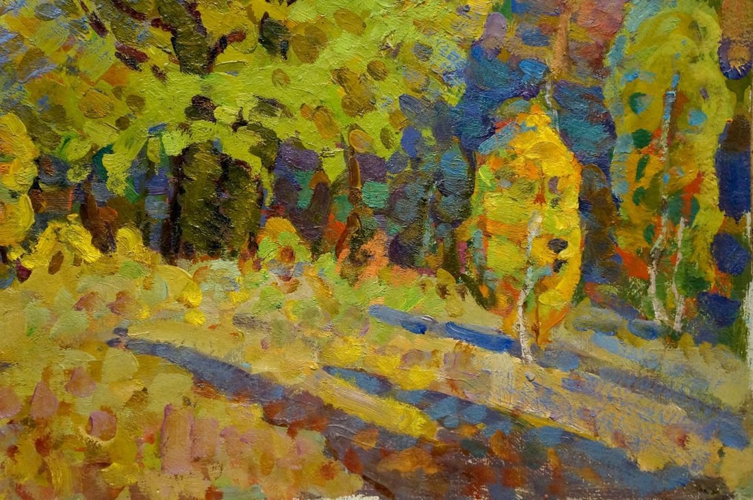 Oil painting Autumn oak Ruban Grigory Savelievich - 5