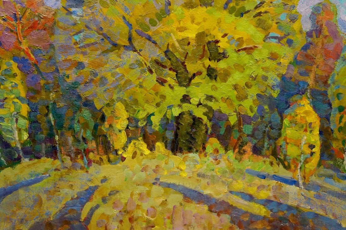 Oil painting Autumn oak Ruban Grigory Savelievich - 6