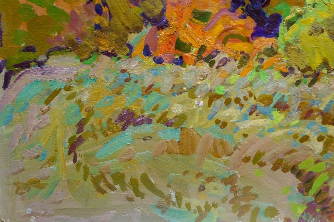 Oil painting Golden autumn Ruban Grigory Savelievich - 2