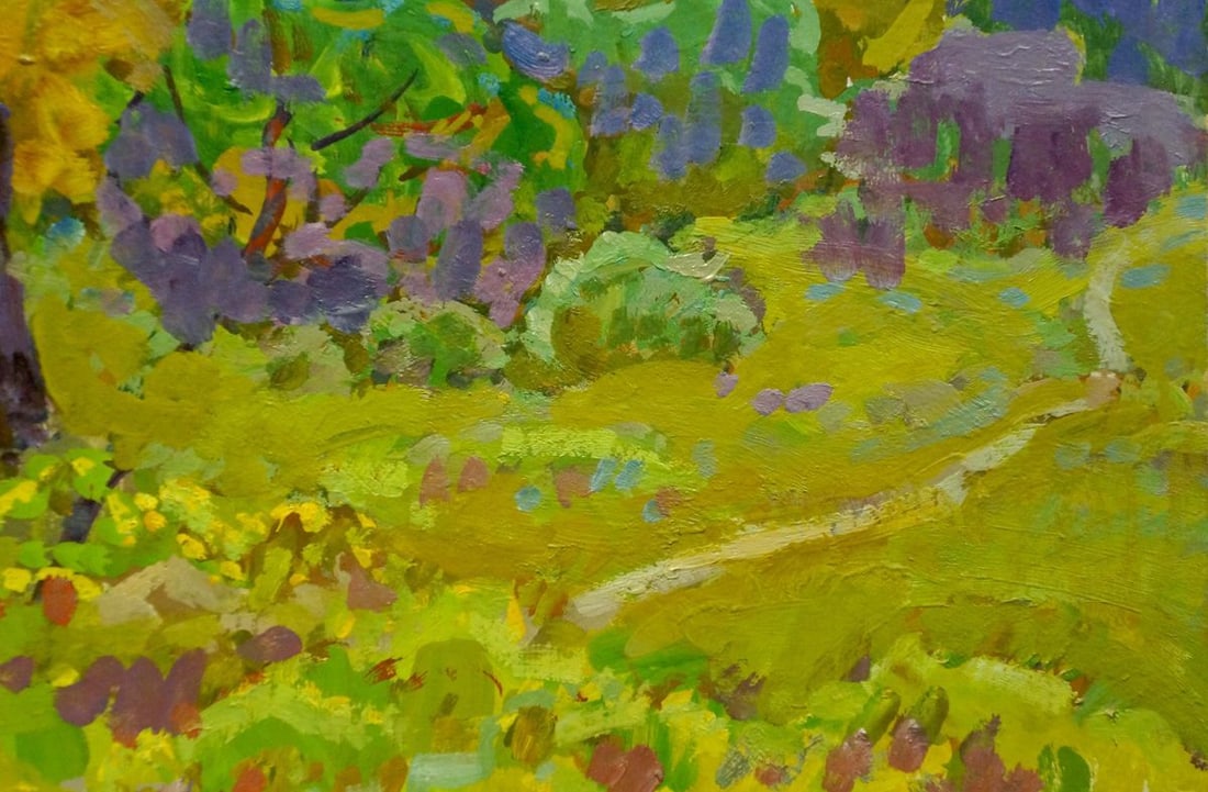 Oil painting Golden autumn Ruban Grigory Savelievich - 5
