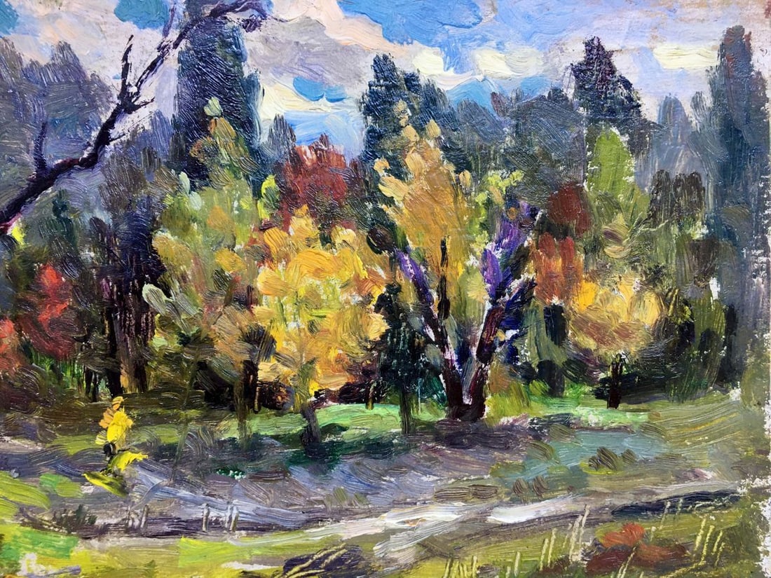 Oil painting Golden autumn Popov I. A. - 3