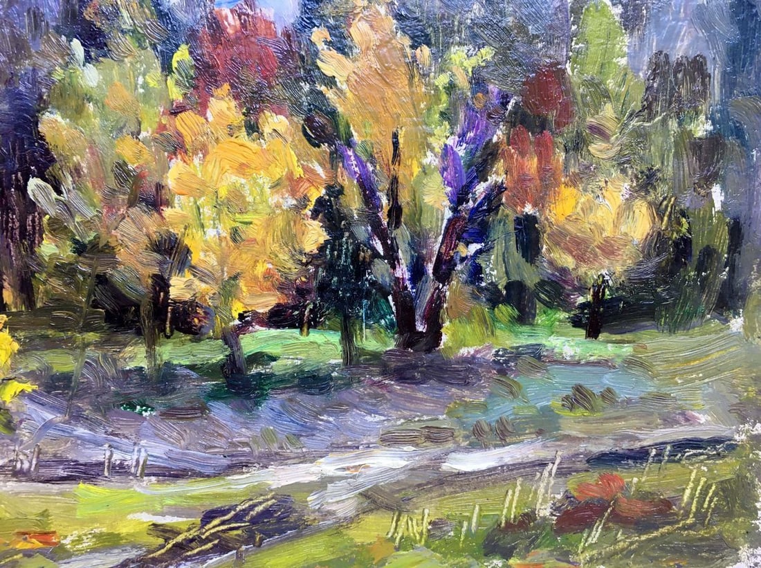 Oil painting Golden autumn Popov I. A. - 4