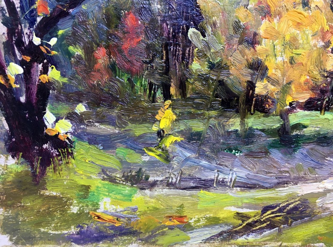Oil painting Golden autumn Popov I. A. - 5