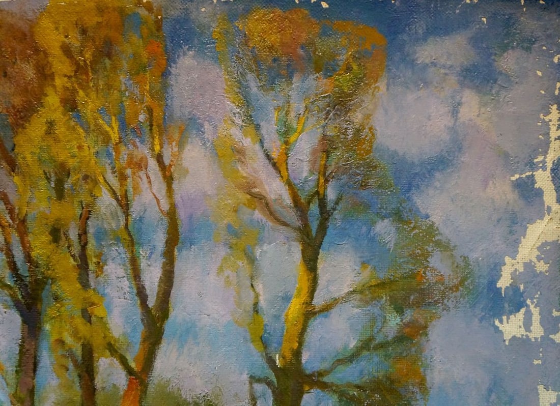 Oil painting Autumn trees Minka Alexander Fedorovich - 4