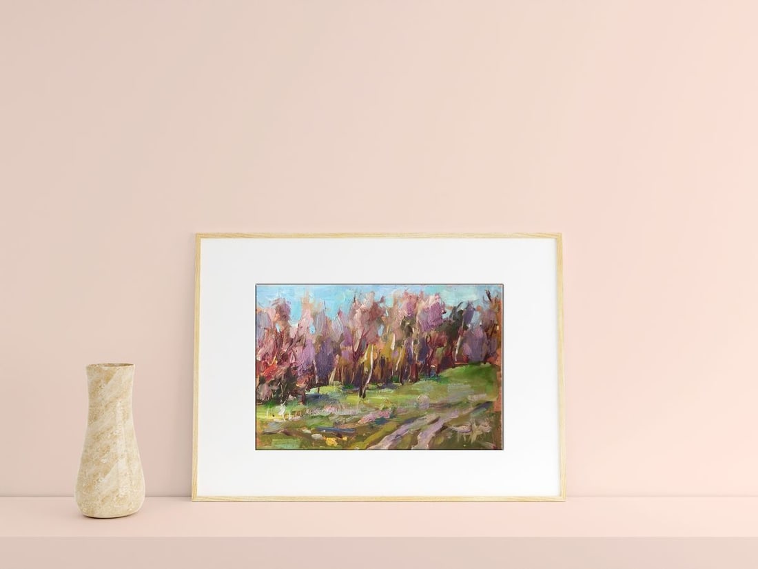 Oil painting Walk in the woods Kuzeminsky Nikolay Borisovich - 3