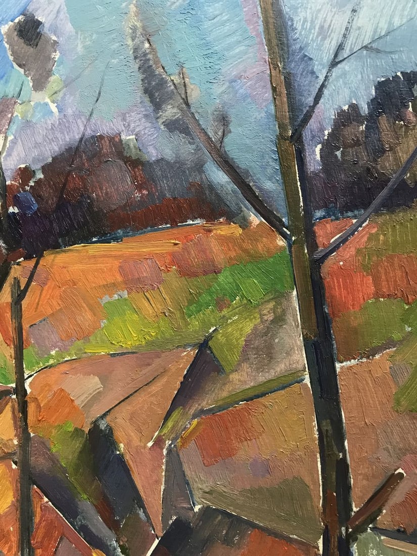 Abstract oil painting In the mountains Peter Tovpev - 8