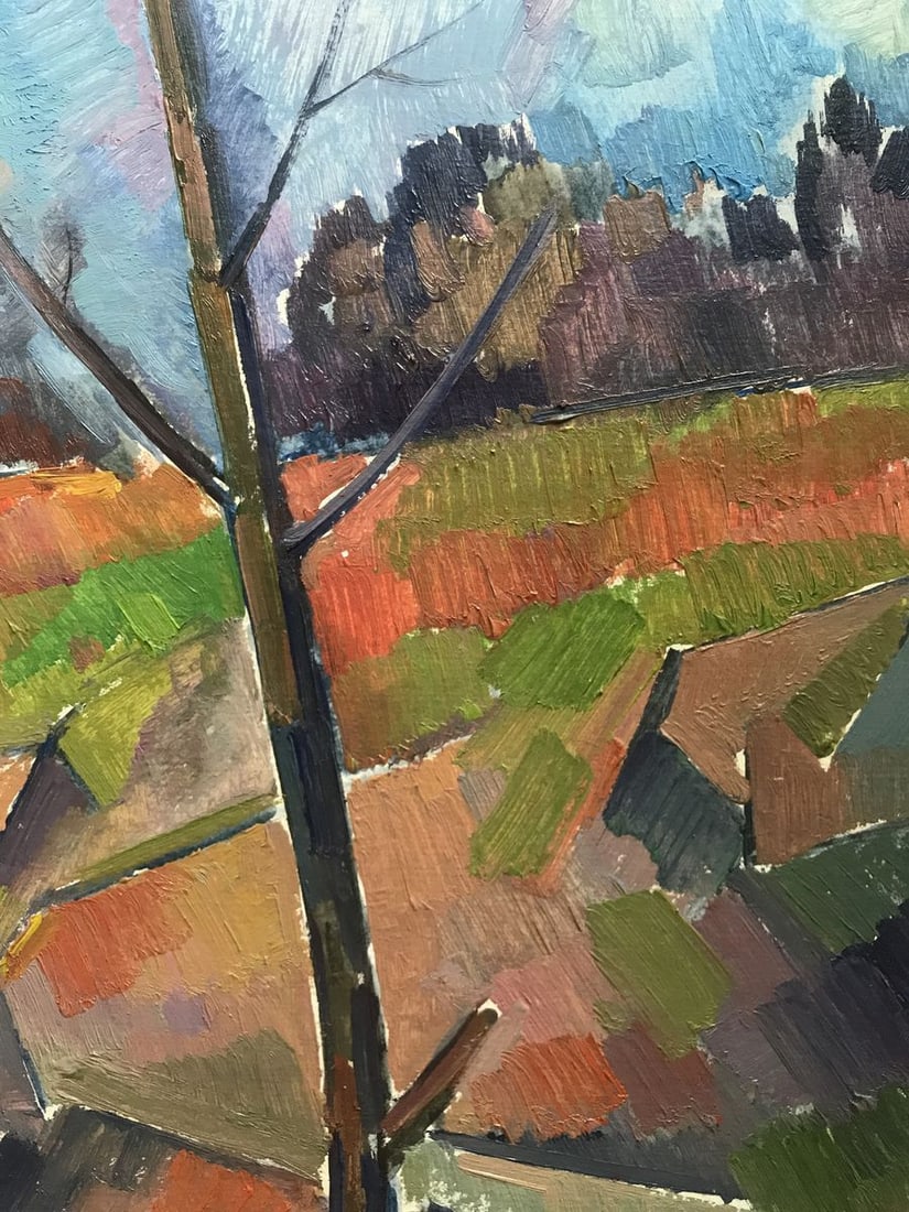 Abstract oil painting In the mountains Peter Tovpev - 9