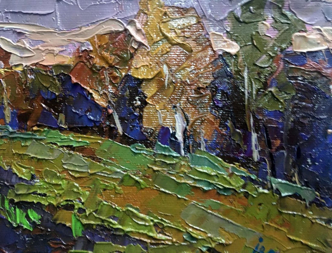 Oil painting Autumn is cold Kalenyuk Alex - 4