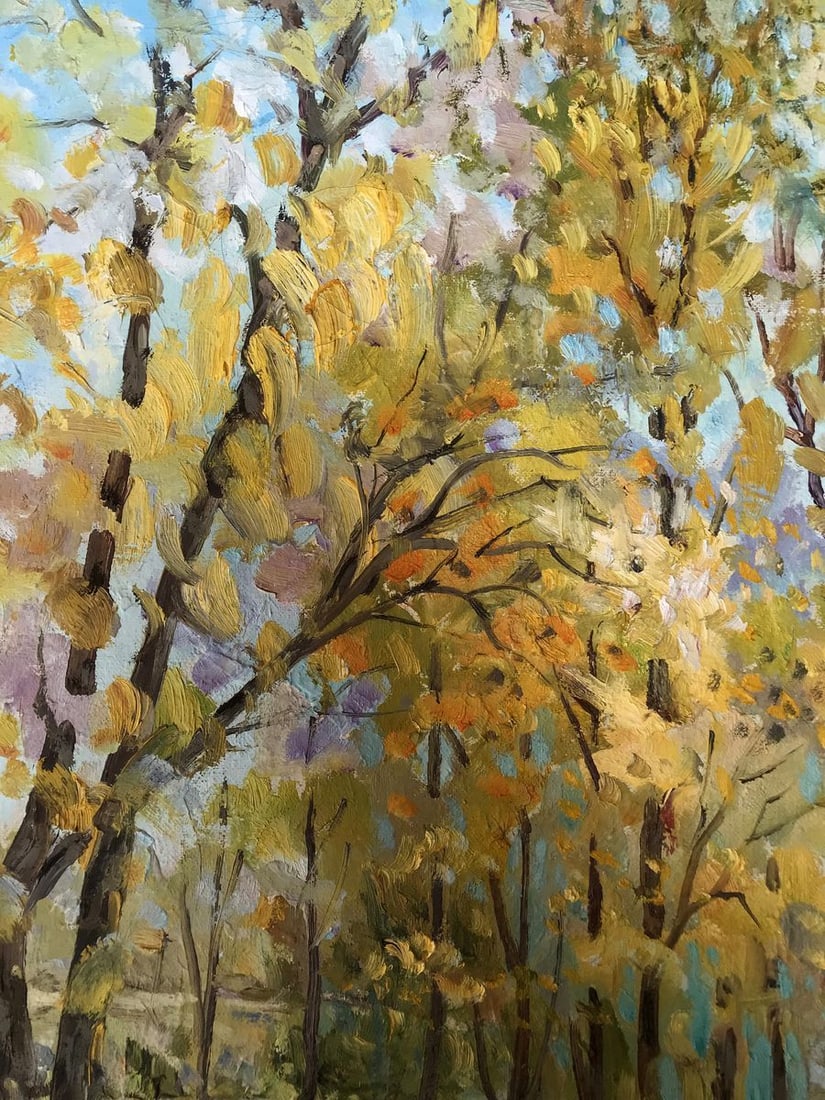Oil painting October colors Shapoval Ivan Leontyevich - 4