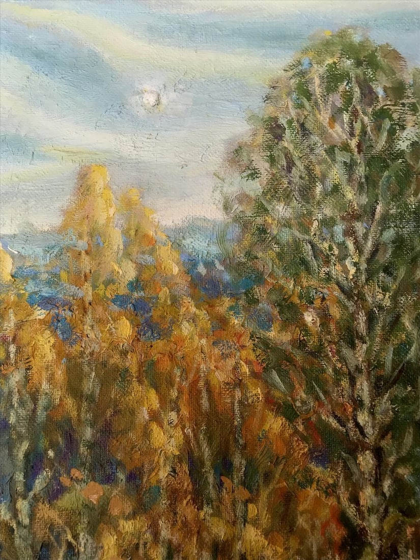 Oil painting Autumn evening Shapoval Ivan Leontyevich - 4