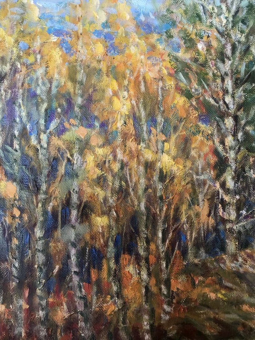 Oil painting Autumn evening Shapoval Ivan Leontyevich - 5