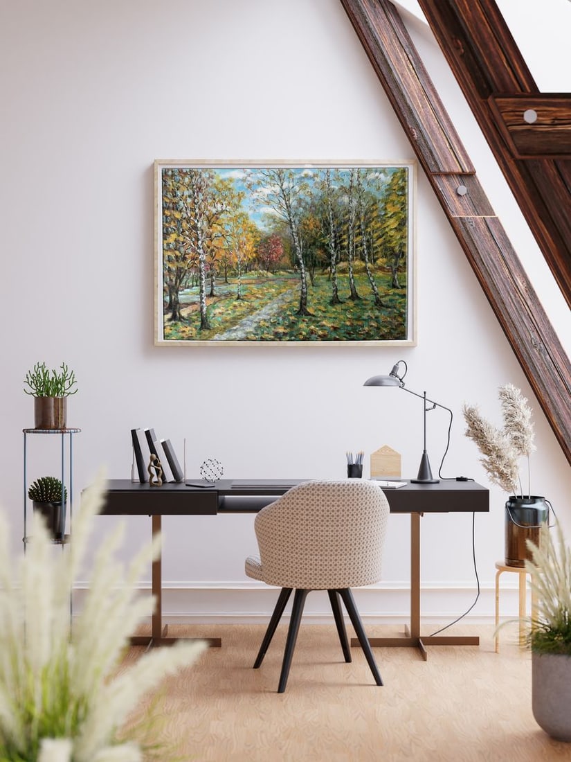 Oil painting Golden autumn Shapoval Ivan Leontyevich - 3